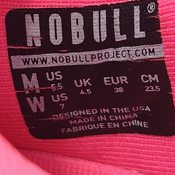 Nobull Women Outwork Neon Pink Training Shoes Size 7 Gym Workout Sneakers - Picture 7 of 10